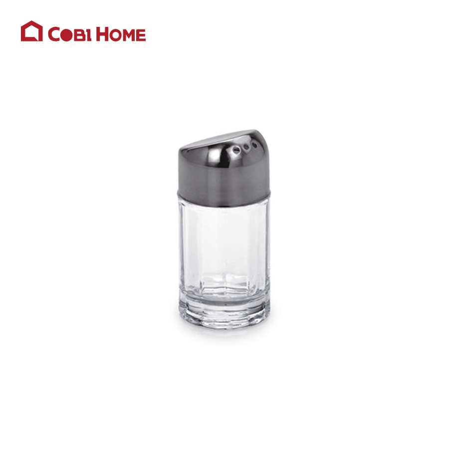 Hũ đựng gia vị bằng nhựa trong suốt cao cấp nắp inox  40ml -42ml