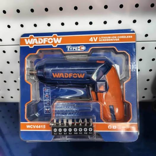 MÁY SIẾT VÍT DÙNG PIN 4V-4NM (KHÔNG KÈM ĐẦU VÀ DÂY CÁP SẠC) WADFOW WCV4415 - HÀNG CHÍNH HÃNG