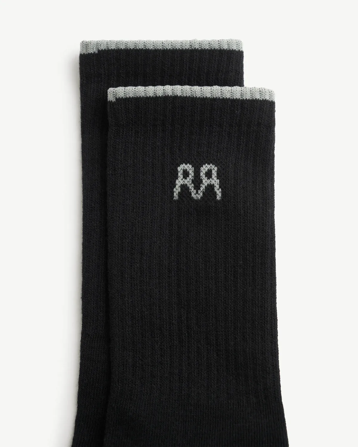 Tất / Vớ dài dệt logo . Freesize Màu Đen - ROUTINE 10F25SOC004