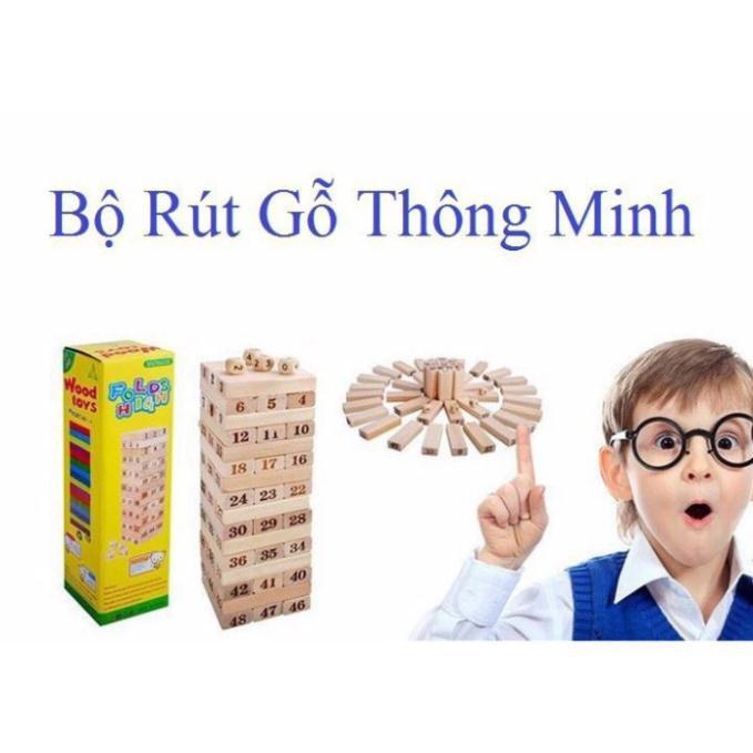 Bộ trò chơi rút gỗ 54 thanh Wiss Toy trí tuệ S1975