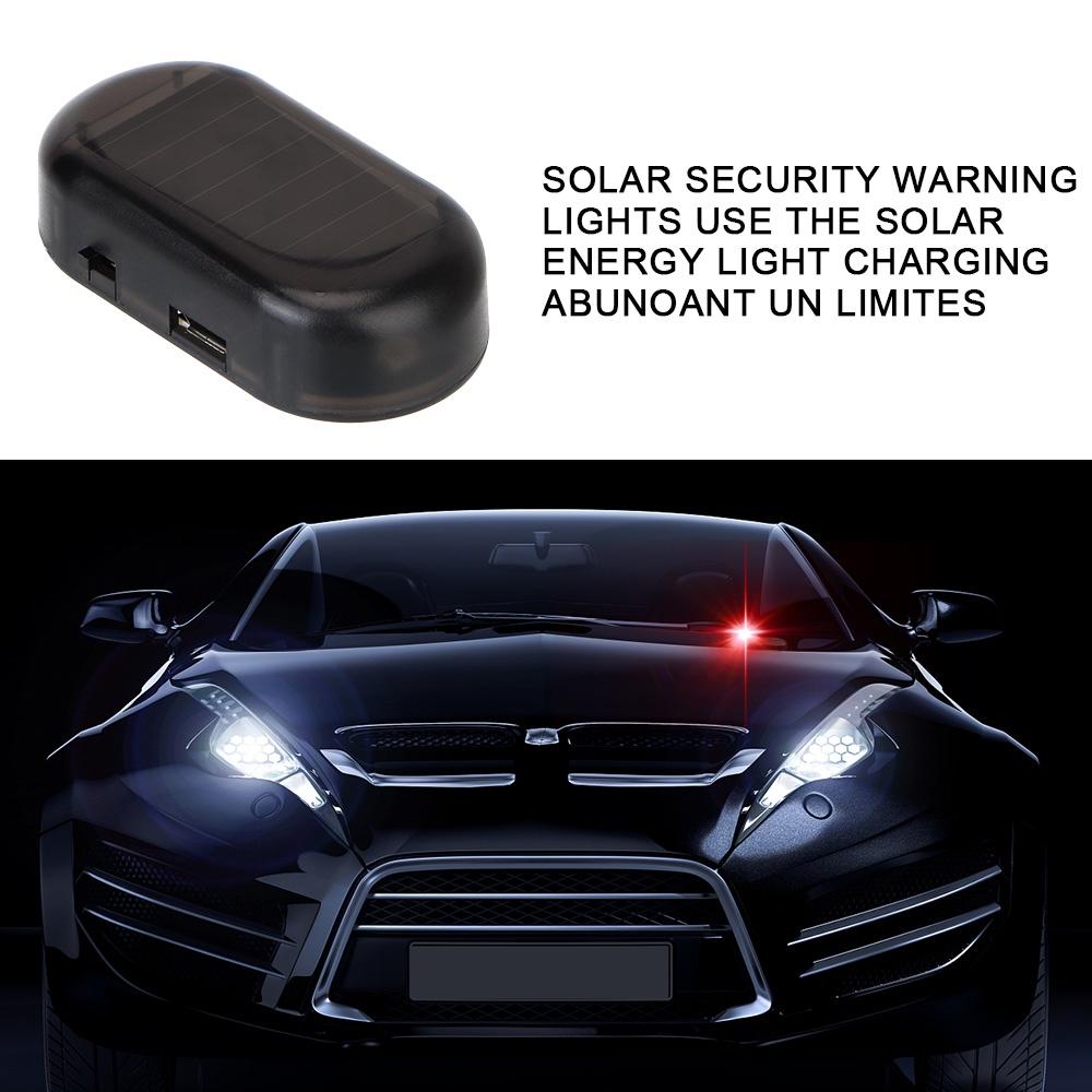 Đèn Led Cảnh Báo An Ninh Giả Chống Trộm Sử Dụng Năng Lượng Mặt Trời Cho Xe Hơi