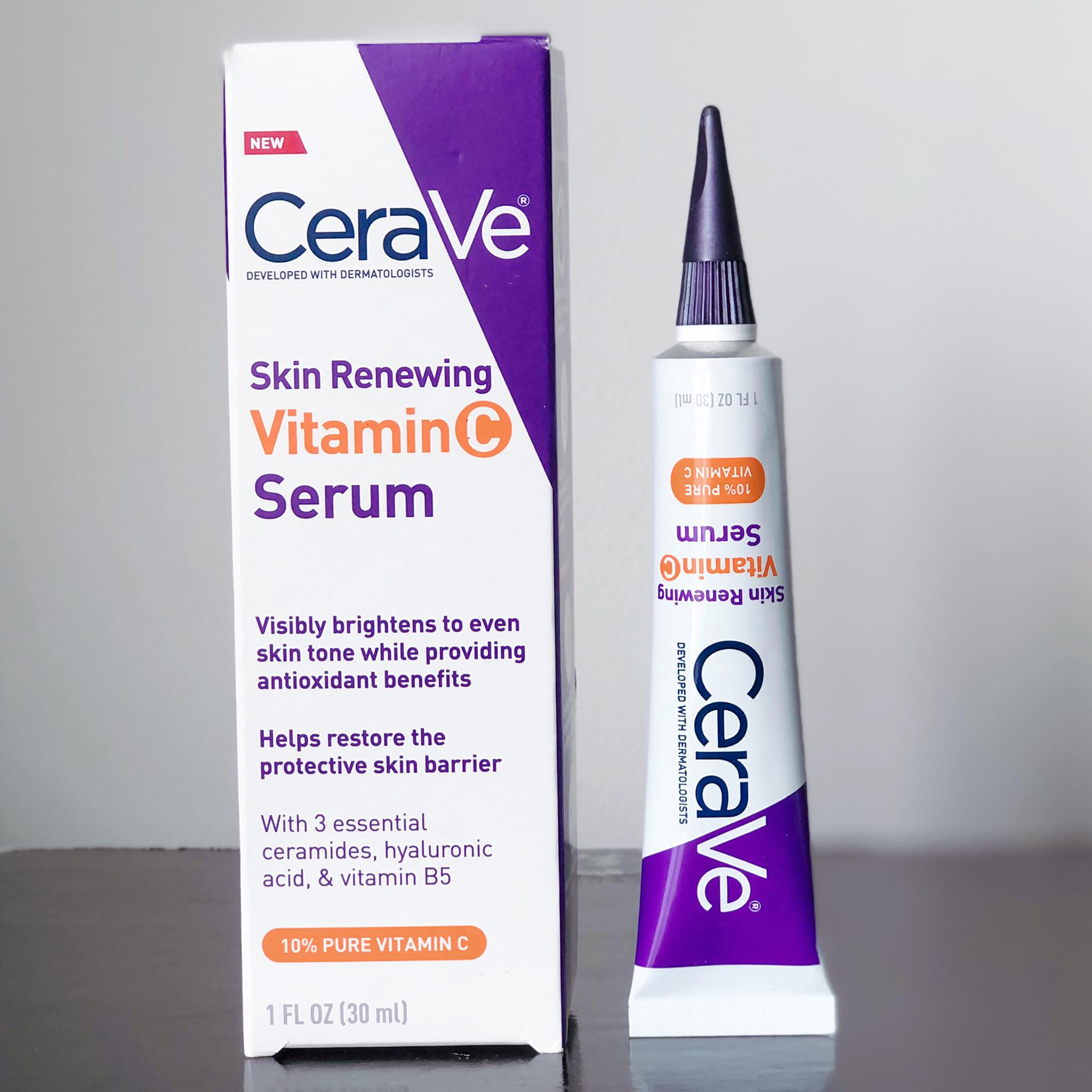Serum sáng da mờ thâm CeraVe Skin Renewing 10% Vitamin C