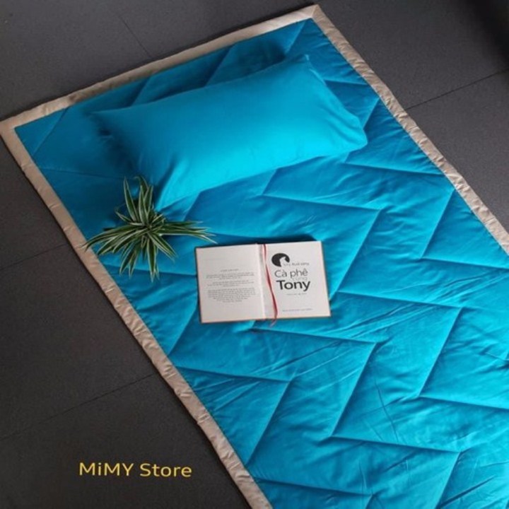 Nệm / Đệm Văn Phòng , Nệm Cuộn Trải Sàn Kiểu Nhật + Tặng Kèm 1 Áo Gối 40 x 60cm : Nhiều Màu - Shop Giao Ngẫu Nhiên