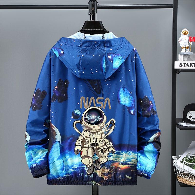 Áo Khoác Nỉ Nam Dáng Rộng In Hình Phi Hành Gia Thời Trang Zenkonu AO KHOAC NAM 044V1