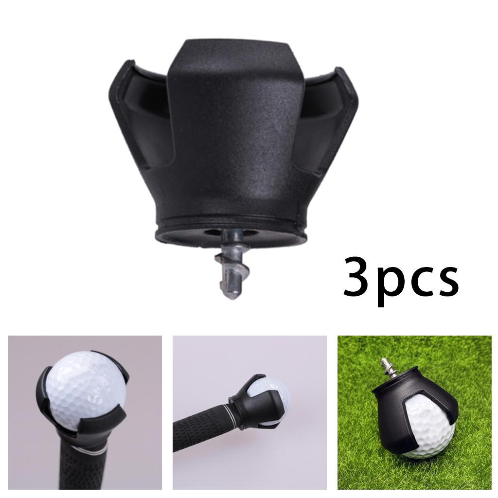 3pcs Golf Ball Pick Up Tool Retriever Grabber Claw Sucker Ball Picker Putter