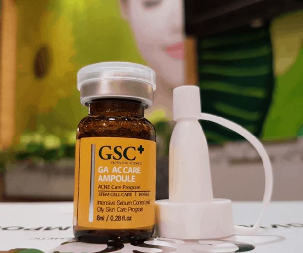 Tế bào gốc trị mụn GSC GA AC Care Ampoule - Hiệu quả đặc biệt cho da bị mụn, giúp da sạch mụn, láng mịn