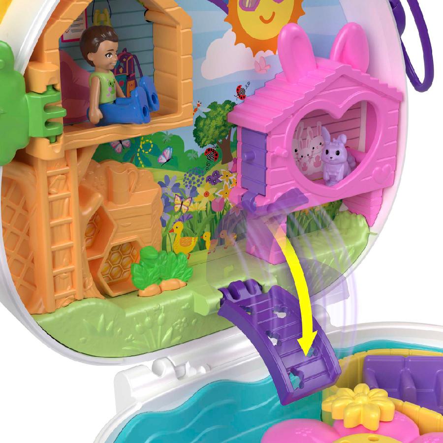 Đồ Chơi Khu Vườn Thỏ Ngọc POLLY POCKET HKV36/FRY35