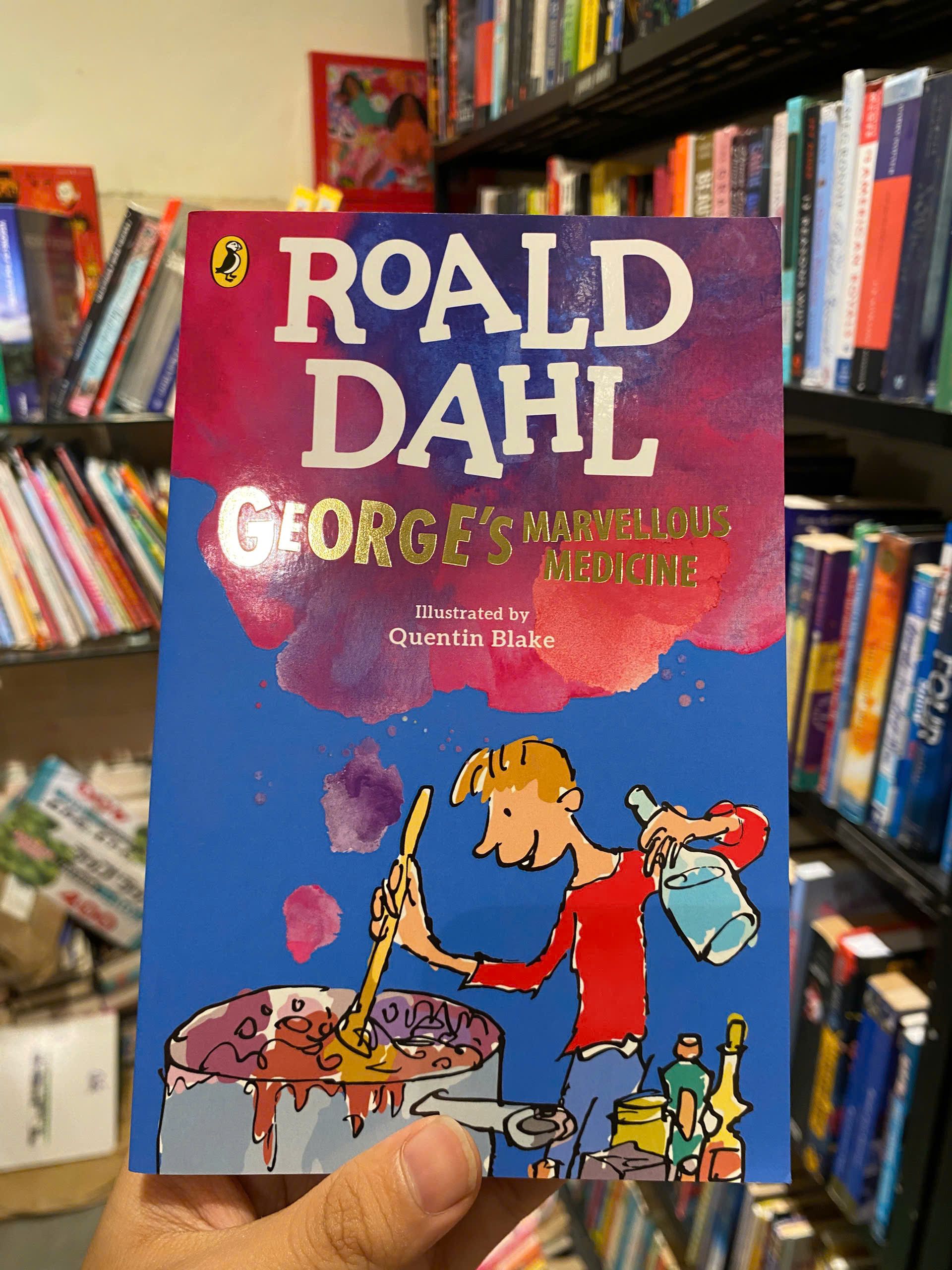 Sách - George's Marvelous Medicine by Roald Dahl | English Childrens Novel / Ngoại văn Trẻ em