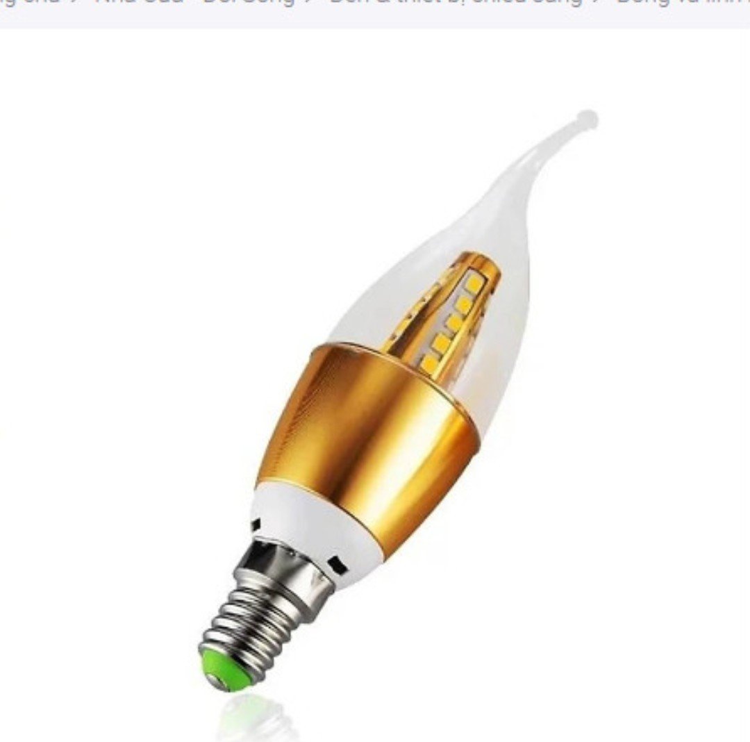 Bóng đèn Led nến 5w quả nhót đuôi E14 -có râu
