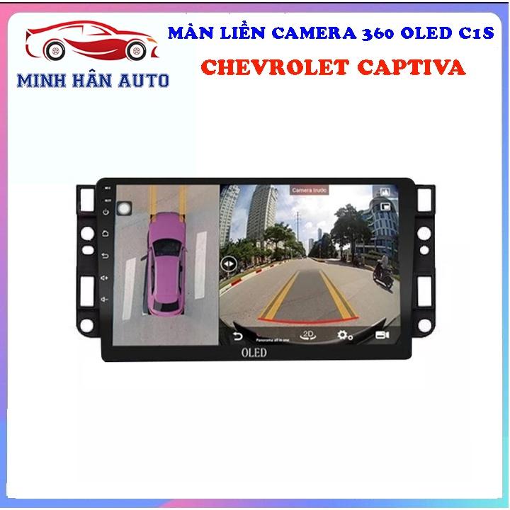 Bộ màn hình OLED C1S liền camera 360 cho xe CHEVROLET CAPTIVA - phụ kiện ô tô, camera cập lề, phụ kiện xe hơi