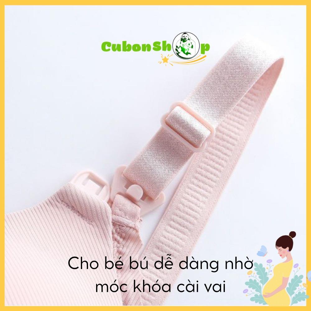 Áo ngực bà bầu, Áo lót cho con bú và sau sinh chống chảy xệ, Áo bra nâng ngực Nơ Tăm cao cấp 3385