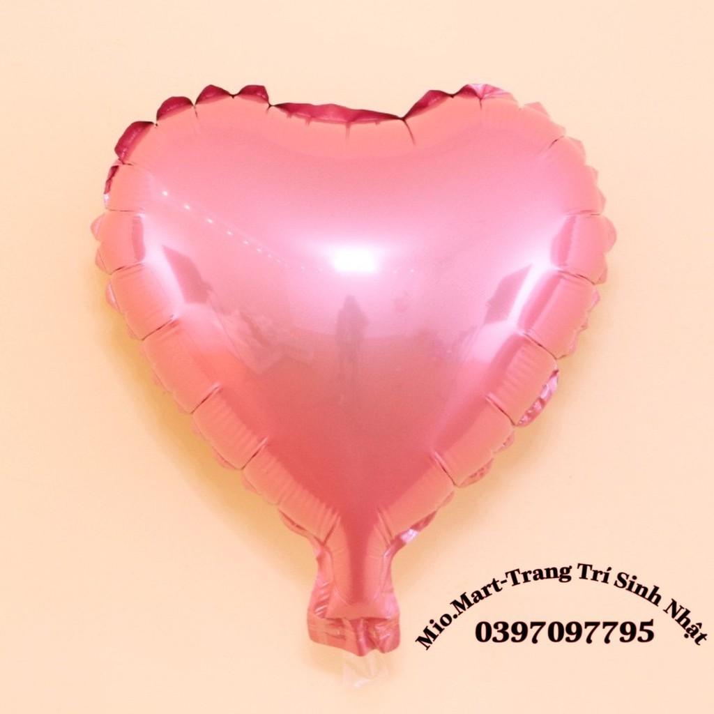 Bóng Hình Trái Tim Trang Trí Sinh Nhật, Tiệc, Sự Kiện,Bóng Tráng Bạc Nhiều Màu Nhiều Size BB62