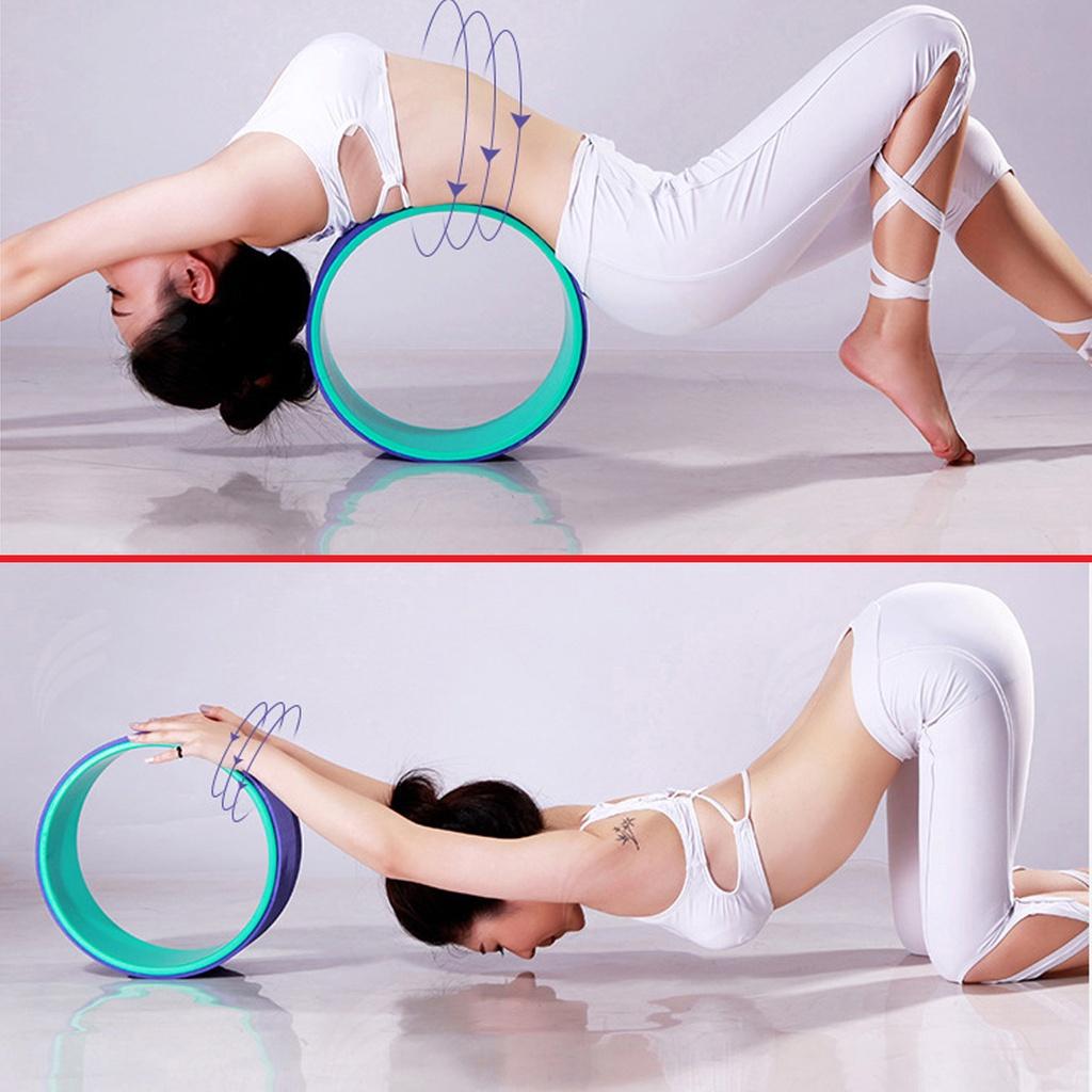 Vòng tập yoga vòng yoga pilates nhựa ABS chống trơn trượt, họa tiết cao cấp TXstar đường kính 33 cm – Cao 13 cm