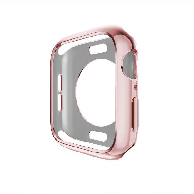 Case ốp bảo vệ silicon dẻo viền màu cho Apple Watch 38mm hiệu HOTCASE (chống va đập trầy xước, chống bụi, bảo vệ viền) - Hàng chính hãng