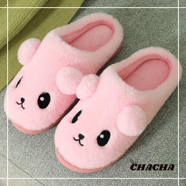 Dép đi trong nhà Chacha Sweet Dép bông hình Thỏ cute đáng yêu siêu êm
