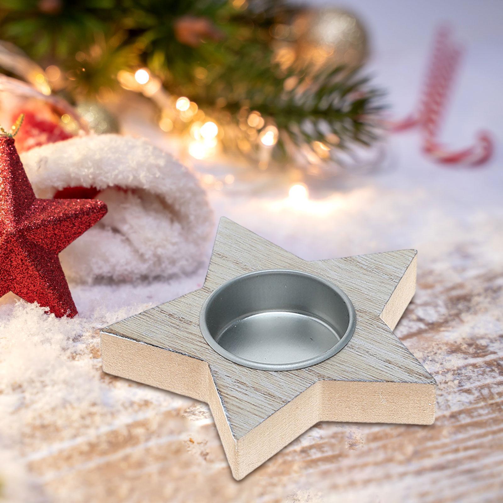 Candle Holder Candle Stand Crafts, Ornament, Candlestick Holder Decorative for Christmas Table Centerpiece Dinner