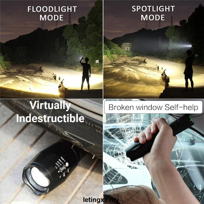 POCKETMAN Đèn Pin Led Bỏ Túi Chống Thấm Nước