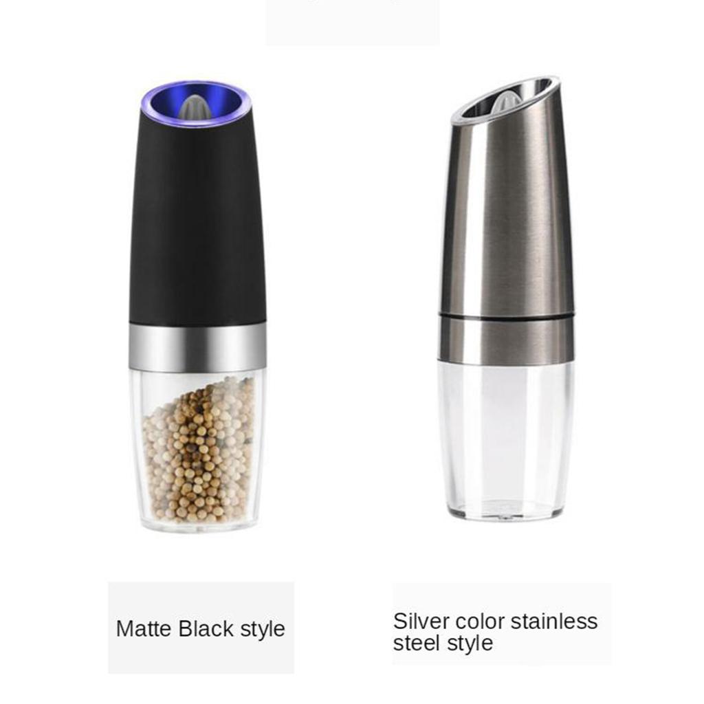 Electric Gravity Pepper Grinder Pepper Mill Salt Mill Black