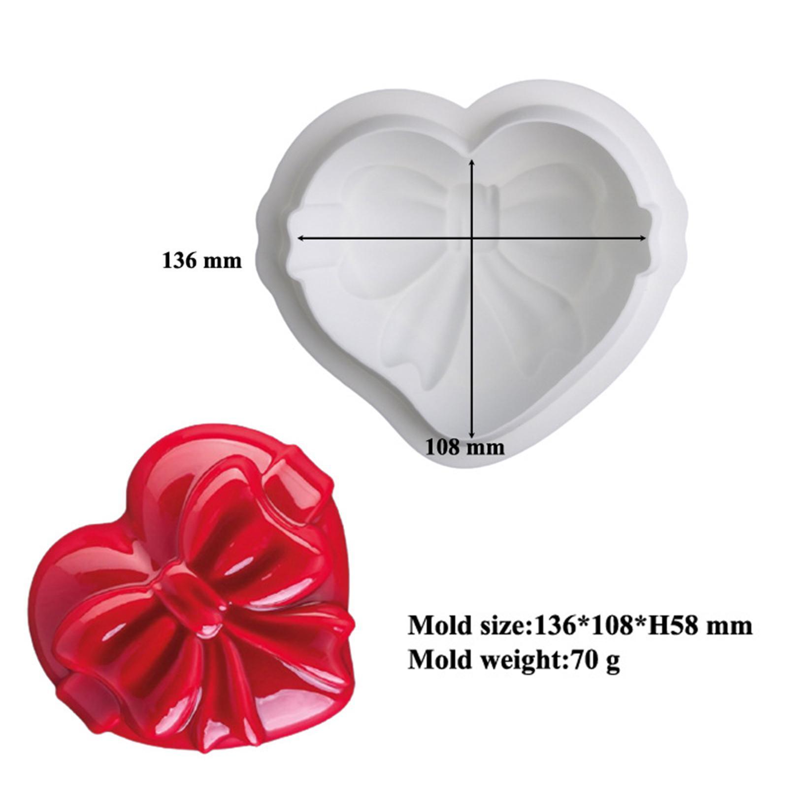 3D Heart Shaped Cake Mould Bakeware Chocolate Mold for Mousse Cake Ice Cream