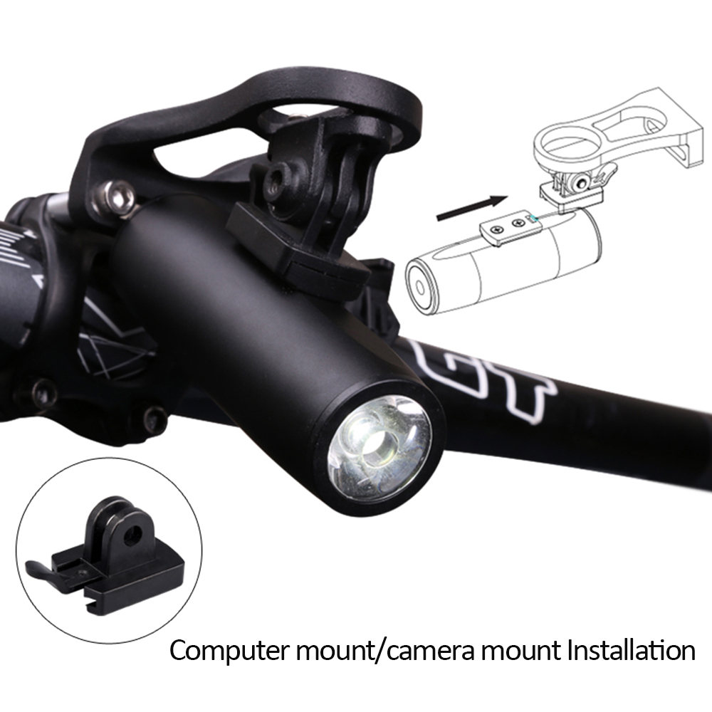 Đèn pin siêu sáng không thấm nước đèn Xe đạp phía trước Đèn pin có thể sạc lại