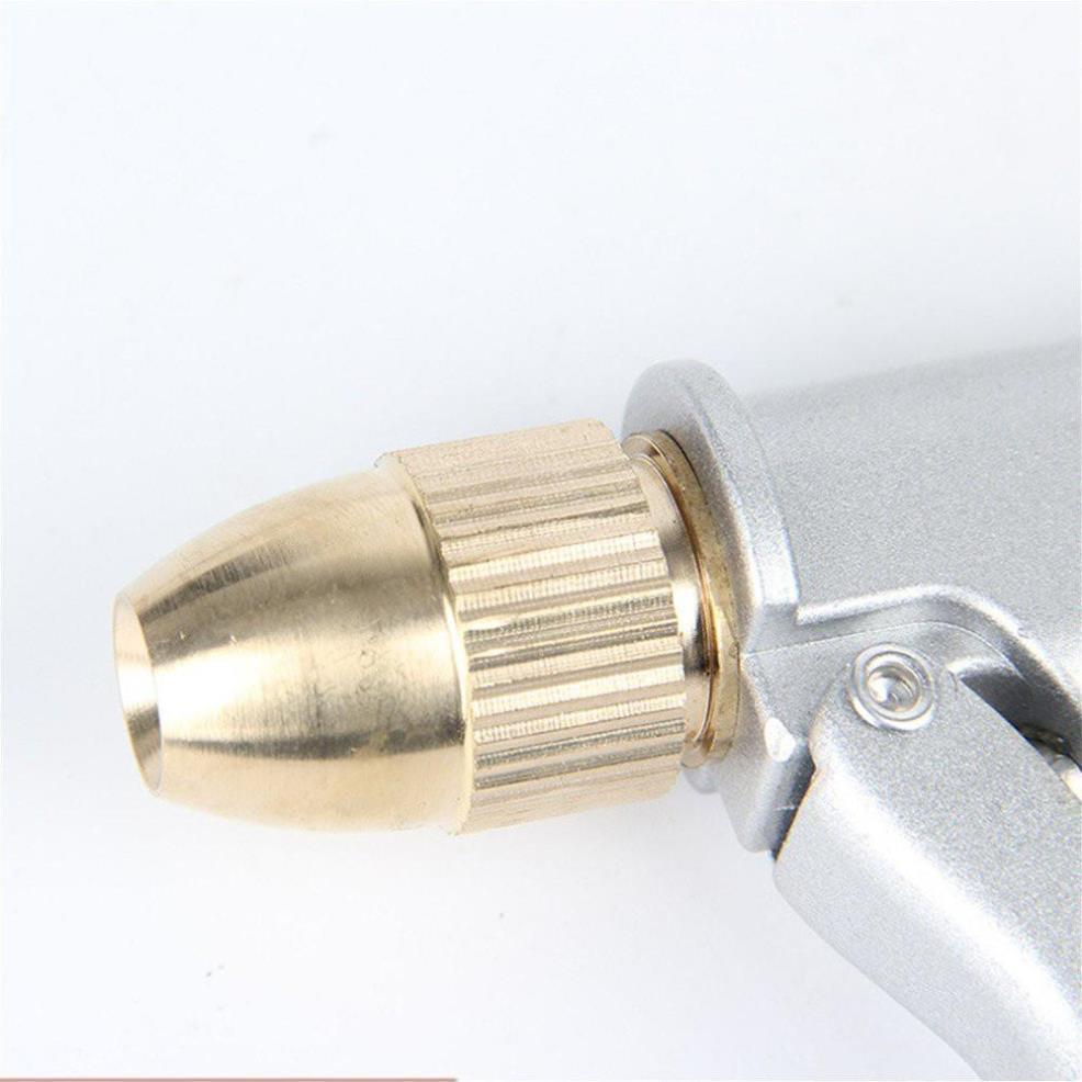 Bộ vòi xịt nước tưới cây đa năng tăng áp lực nước kèm dây tưới dạng lò xo co dãn 701814 loại 10m TL