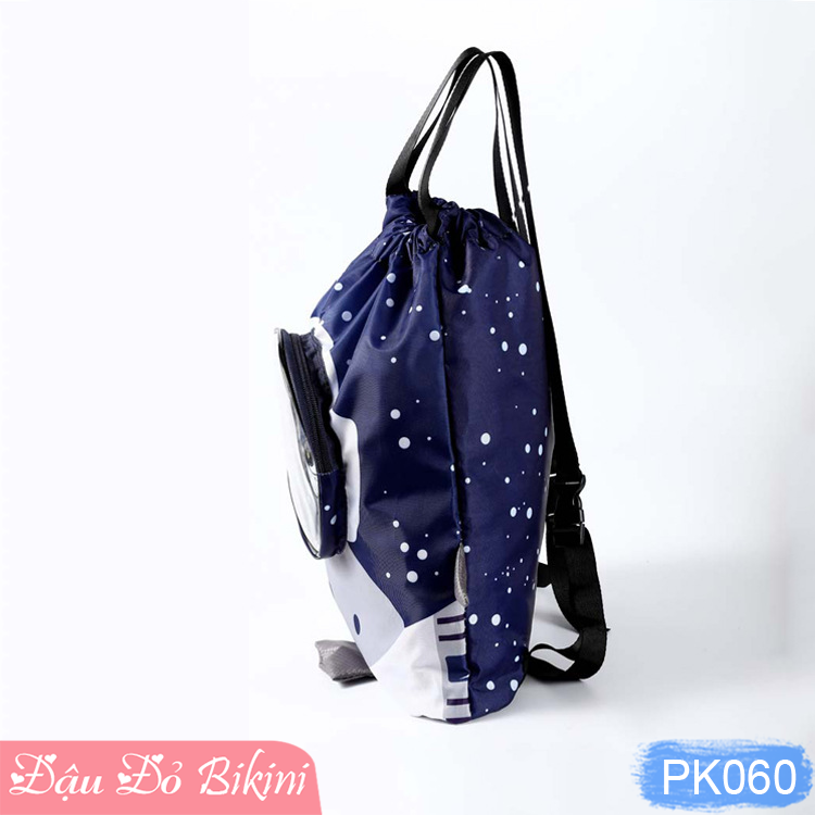 Túi đựng đồ đi bơi, đi biển cho bé trai bé gái, có 2 ngăn khô &amp; ướt riêng biệt, chống nước, ngăn kính chống xước, giá tốt | PK060