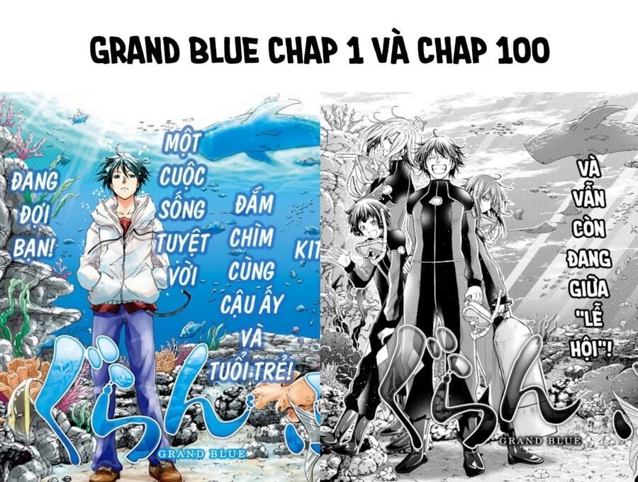 cô gái thích lặn - grand blue chapter 100 38