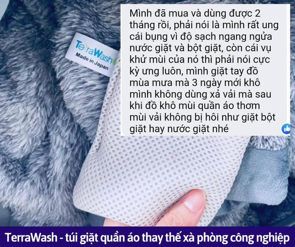 Túi giặt thay thế xà phòng Terra Wash+Mg 125g Sử Dụng Được 365 Lần Giặt Mỗi Lần 8kg Quần Áo thân thiện môi trường tiết kiệm chi phí với 2700đ/ lần giặt