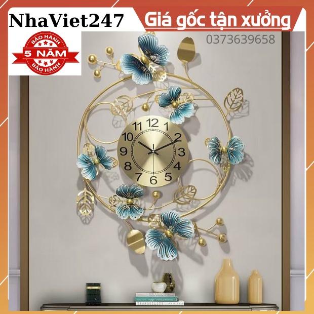 Đồng Hồ Treo Tường Đẹp hoạ tiết Dáng Xuân,trang trí tường,Thân Kim Loại ,Qùa Tặng Đẹp,Giá Rẻ-Ý Nghĩa-Bảo Hành 5 Năm