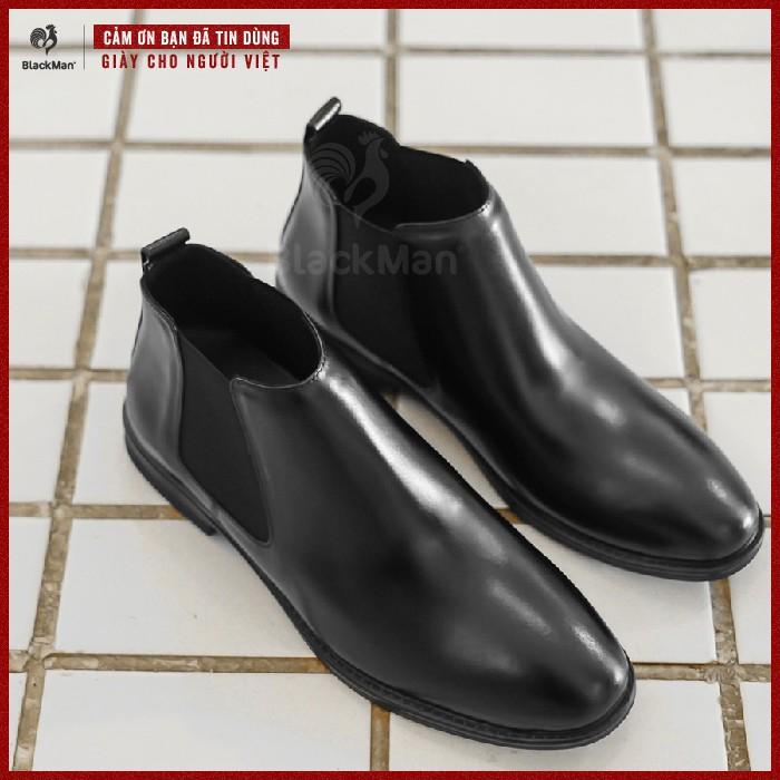 Giày Nam da bò nguyên tấm - Giày Cao Cổ Da Trơn-Chelsea Boots cho phái mạnh Mã GC45