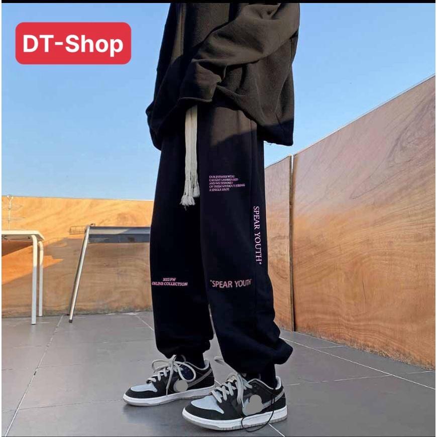 Quần ống rộng suông nữ lưng cao YOUTH - Unisex Nam Nữ mặc đẹp - DT-Shop