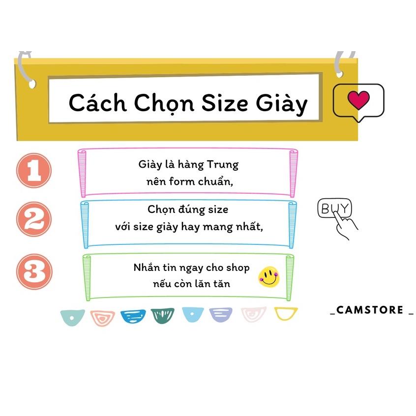 Giày nữ ulzzang đế độn Họa tiết caro đế bánh mì màu mới Hot Trend 2022 CAMSTORE