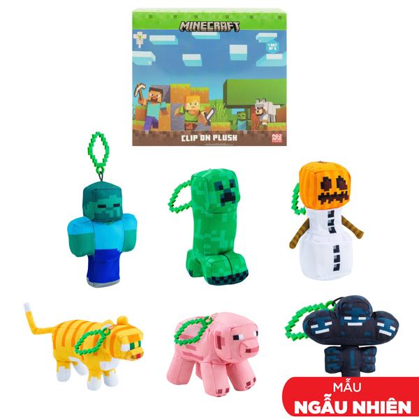 Móc Khóa Thú Bông Minecraft - Mojang Studios MC7005 (Sản Phẩm Bên Trong Là Ngẫu Nhiên)