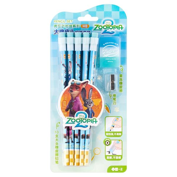 Vỉ 10 Bút Chì HB Zootopia - iiGEN YZ360035