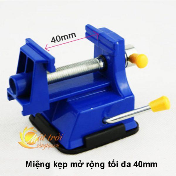 Ê tô để bàn mini đế hút, hít bàn