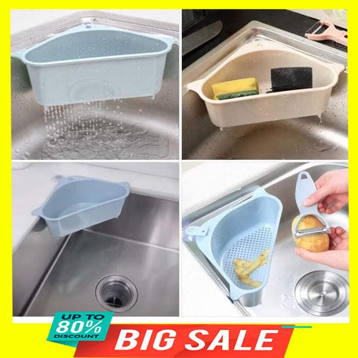 Giỏ cài cạnh bồn rửa bát để đựng rác hình tam giác