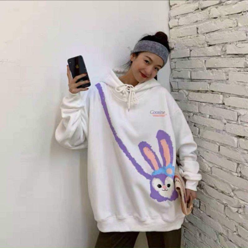 Áo hoodie nữ phong cách Korea 2021