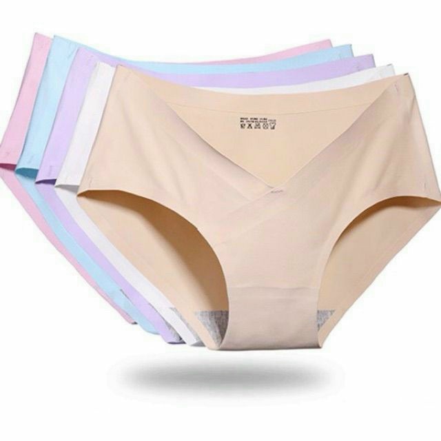 Set 5 quần lót su cạp chéo dành cho mẹ bầu giao màu ngẫu nhiên