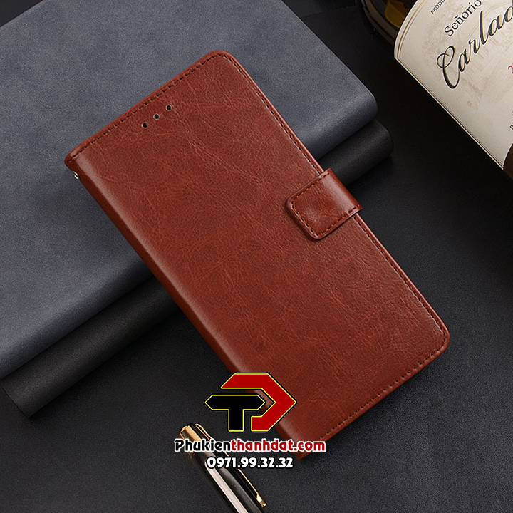 Bao da dạng ví cho OPPO Reno8 Z 5G có quai gài, ngăn để thẻ