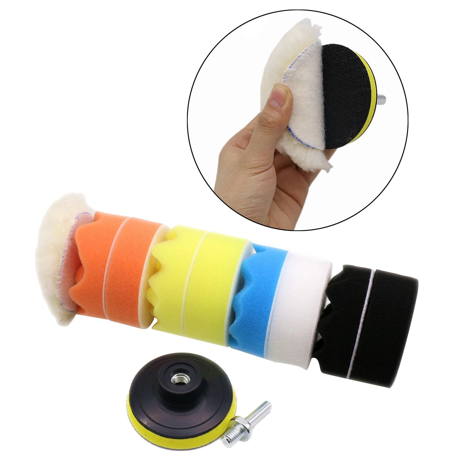 3"/4"/5" Auto Waxing Polishing Buffing Sponge Pads Car Polisher
