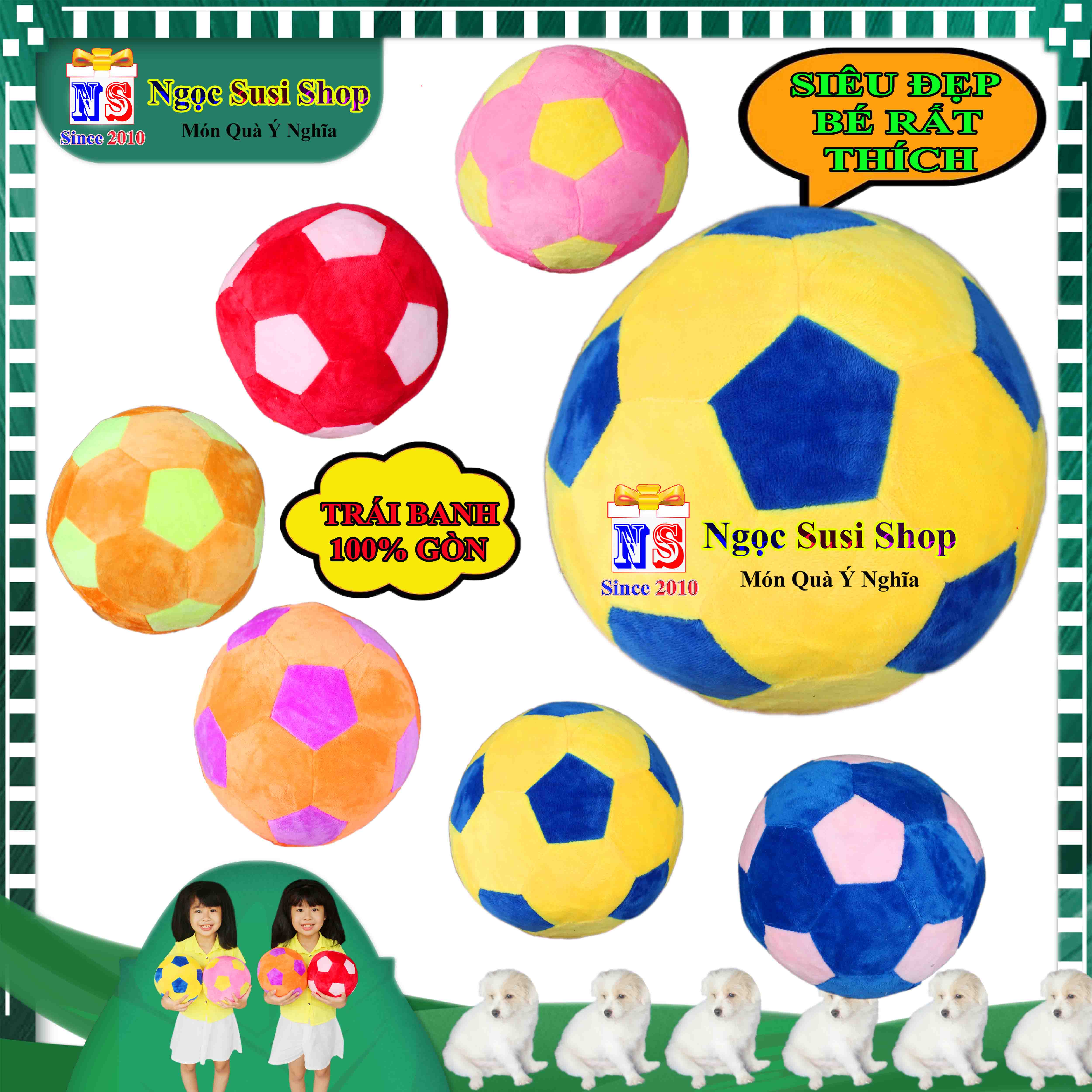 THÚ BÔNG TRÁI BANH CHO BÉ SIÊU MỀM MỊN RẤT DỄ THƯƠNG - GẤU BÔNG HÌNH TRÁI BANH
