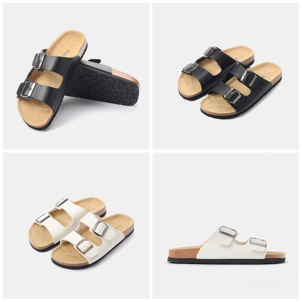 Dép đế trấu nam nữ unisex birken quai ngang Buenas - BU01