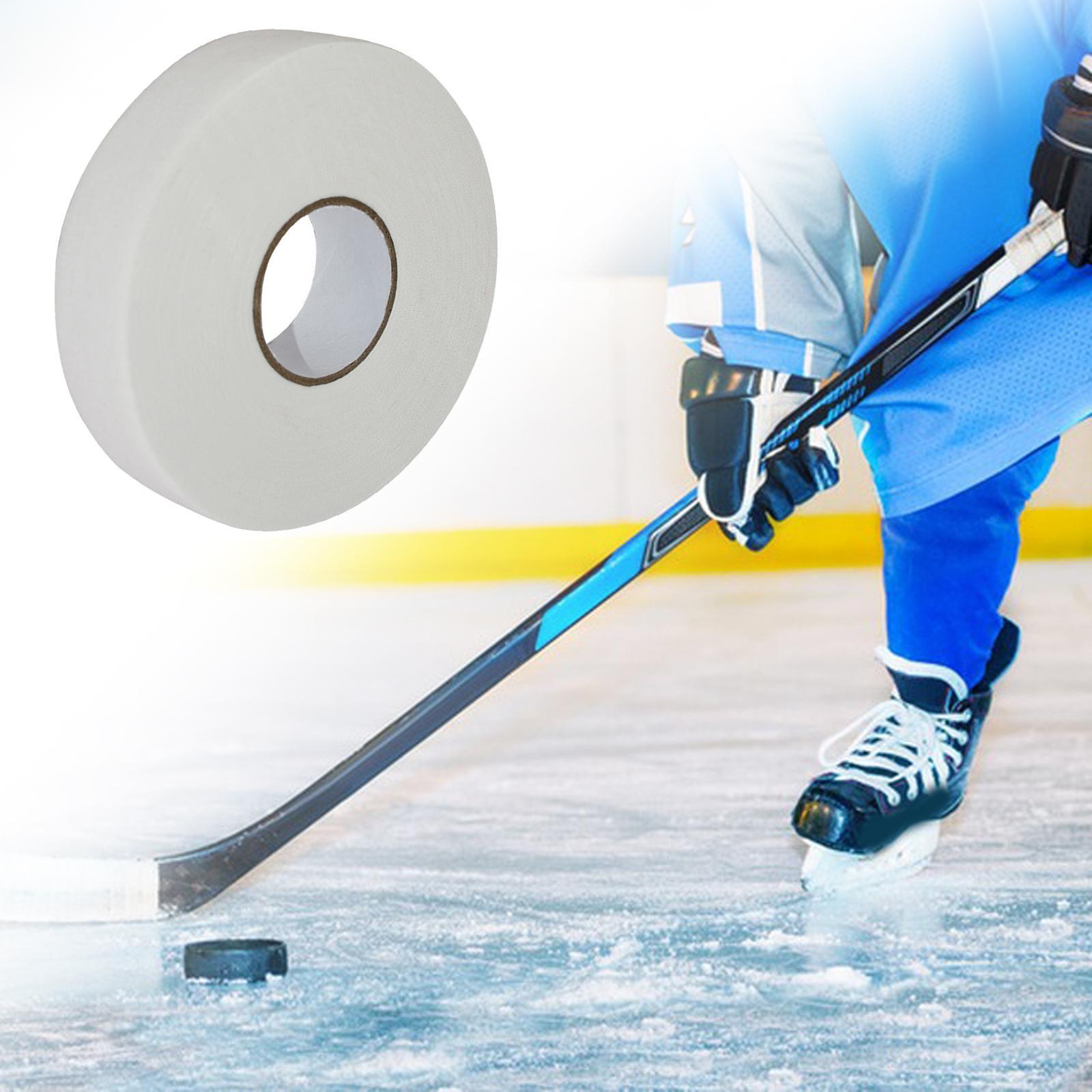 Ice Hockey Cloth Tape Protector Cover Width 2.5cm Wrapping Wear Resistant Hockey Sock Tape Hockey Tape for Tennis Squash Racquet Baseball