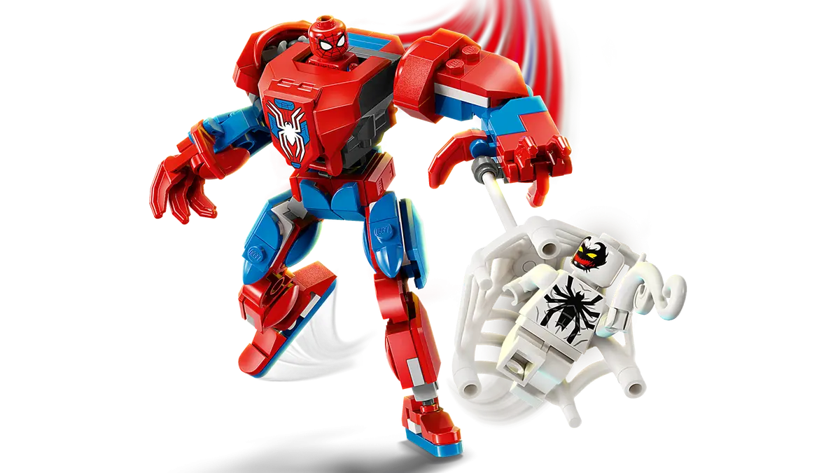 Đồ Chơi Lắp Ráp Robot Người Nhện Đại Chiến Antin-Venom - Spider-Man Mech Vs Anti-Venom - Lego Superheroes 76308 (107 Mảnh Ghép)
