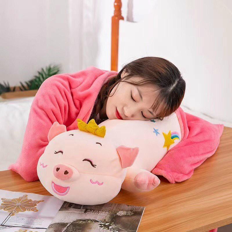 BỘ GỐI MỀN VĂN PHÒNG HÌNH THÚHÀNG NHẬP CHĂN GỐI VĂN PHÒNG HÌNH HEO VƯƠNG MIỆN