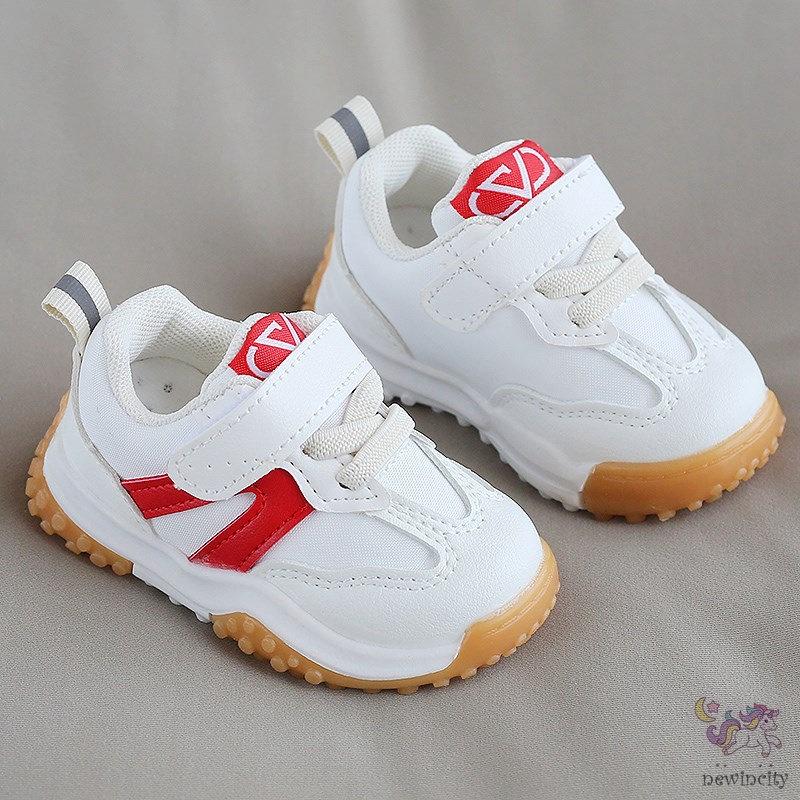 Giày Thể Thao Đế Cao Su Chống Trượt Phong Cách Hàn Quốc Cho Bé Gái