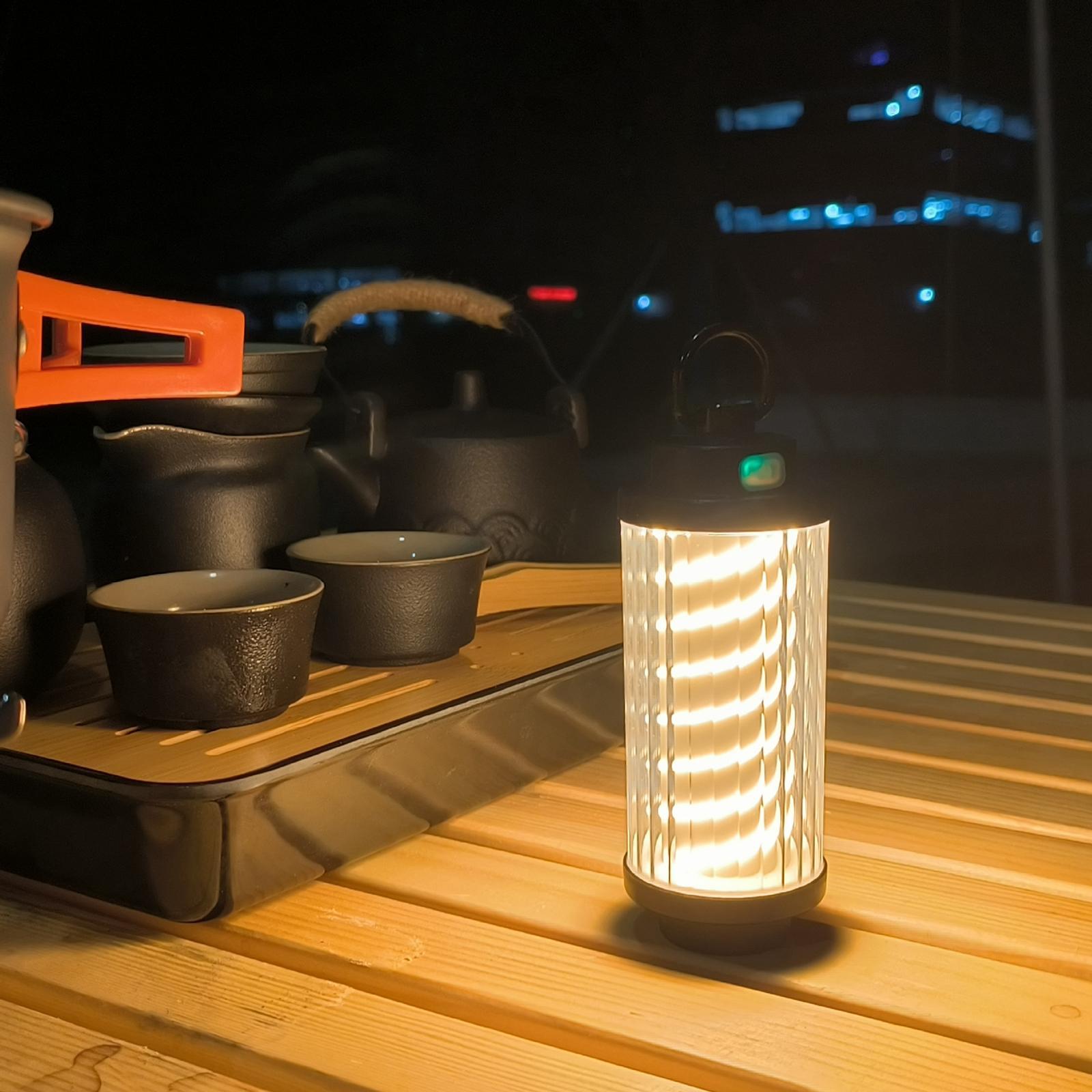 LED Camping Tent Light Camping Lamp Portable Hanging Tent Lantern Rechargeable for Outdoor, Hiking, Fishing, Camping
