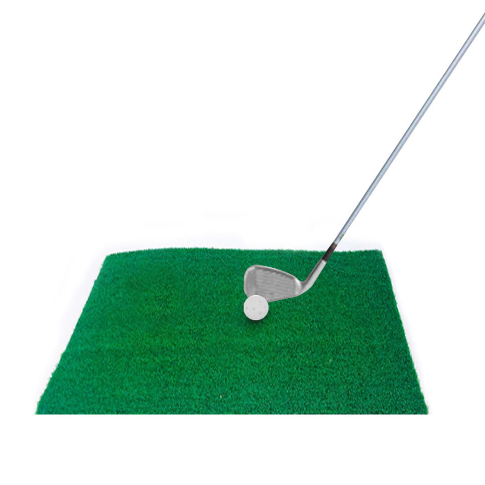 Golf Hitting Mat Portable Residential Practice Grass Mat Beginner Swing Detection Mat Golfer for Indoor & Outdoor