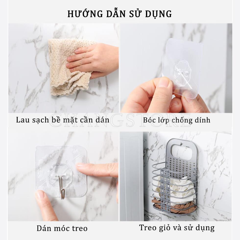 Giỏ Đựng Quần Áo Trước Khi Giặt Treo Tường Thiết Kế Thông Minh Có Thể Gấp Gọn Tiện Lợi