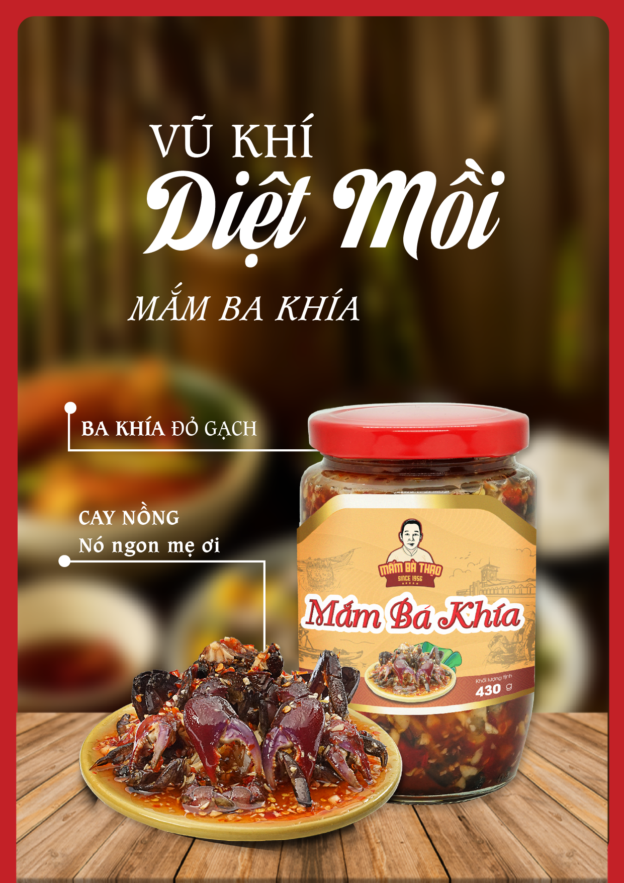 Mắm Ba Khía 430g